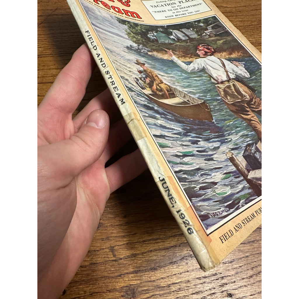 Vintage Field & Stream Outdoorsman Magazine (June 1926) No 2 Hunting Fishing