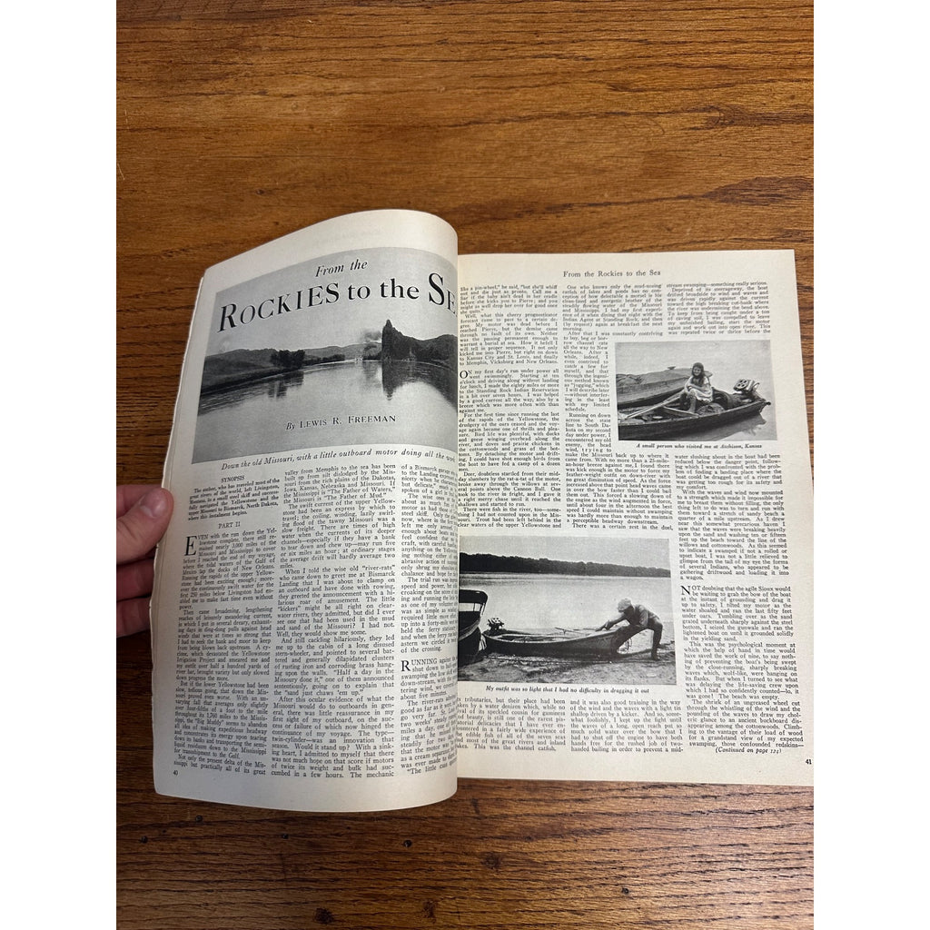 Vintage Field & Stream Outdoorsman Magazine (June 1926) No 2 Hunting Fishing