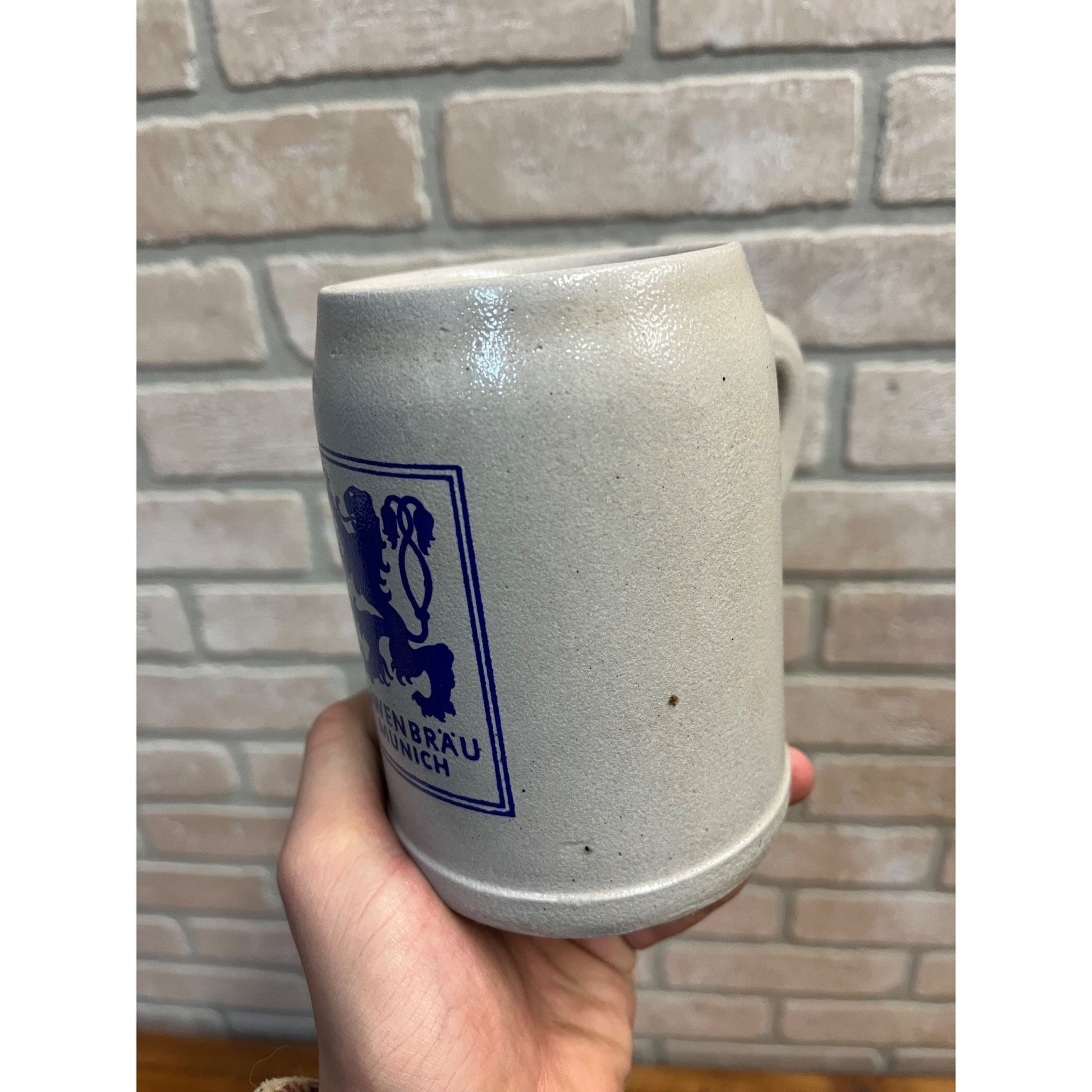 Vintage Lowenbrau Munich Beer Mug Stein Made in Germany 0.5 Liter