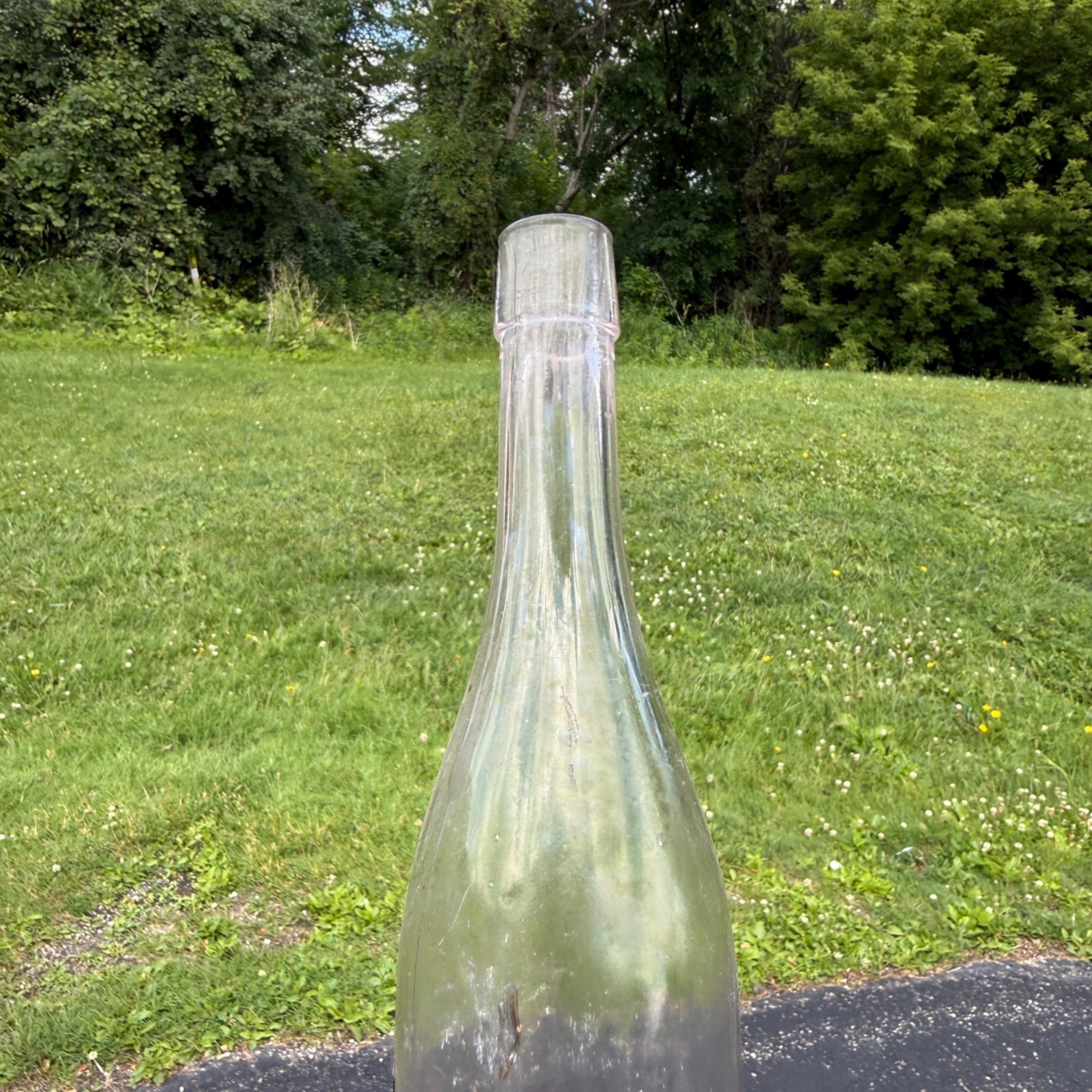 Antique Early 1900s 1890s H.F. Voss Ketchup Condiment Bottle Brooklyn New York
