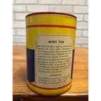 Vintage 1930s Bragg California Mint Tea Can  Live Food Products Advertising Tin