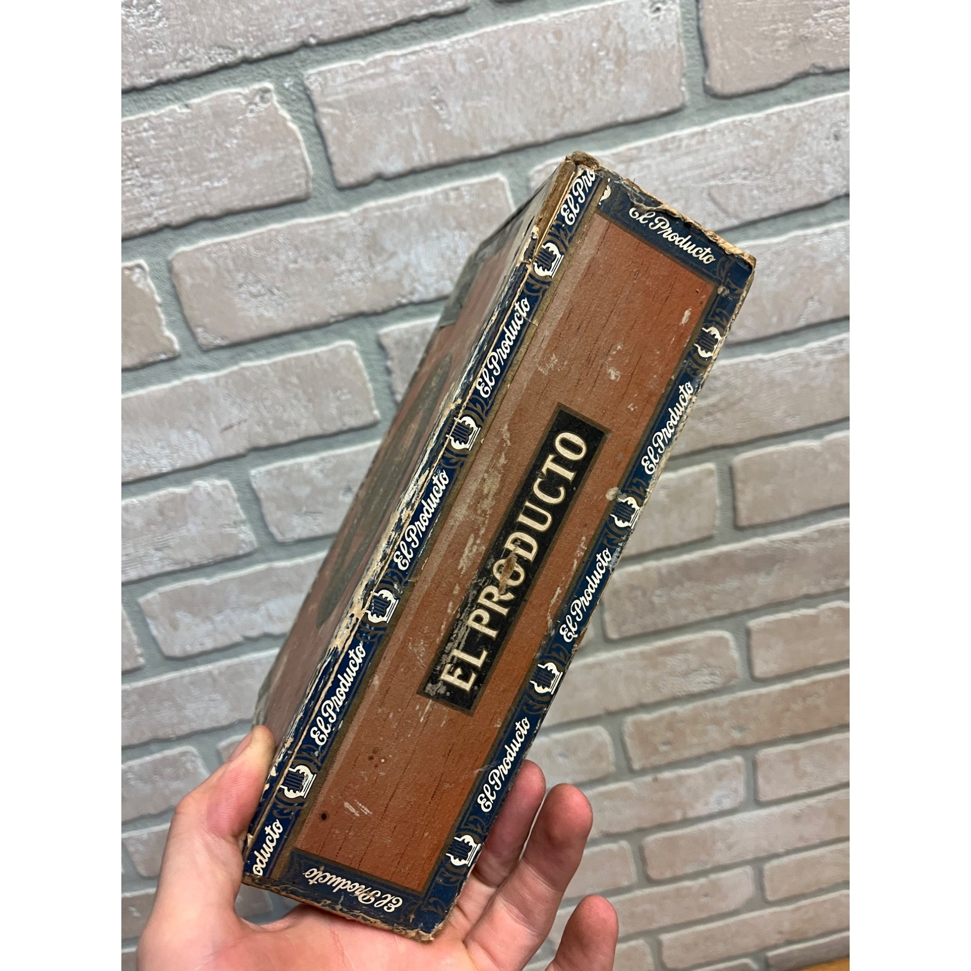 Vintage El Producto Bouquet Cigar Box Pennsylvania Pressed Cardboard