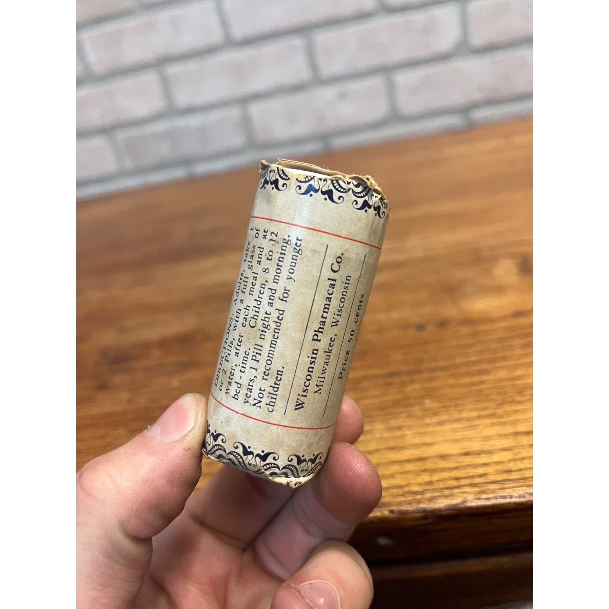 Vintage Wisconsin Pharmacap Co. Milwaukee Wis Unopened Package