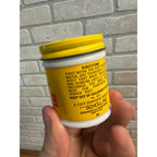 Vintage Dr. Scholl's Foot Balm Milk Glass Jar 1974 - Used - 1-1/2oz