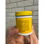 Vintage Dr. Scholl's Foot Balm Milk Glass Jar 1974 - Used - 1-1/2oz