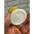 Vintage Dr. Scholl's Foot Balm Milk Glass Jar 1974 - Used - 1-1/2oz