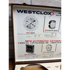 Vintage 1960s Westclox Electric Clock Traveling Salesman Sample Advertising Case