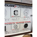 Vintage 1960s Westclox Electric Clock Traveling Salesman Sample Advertising Case