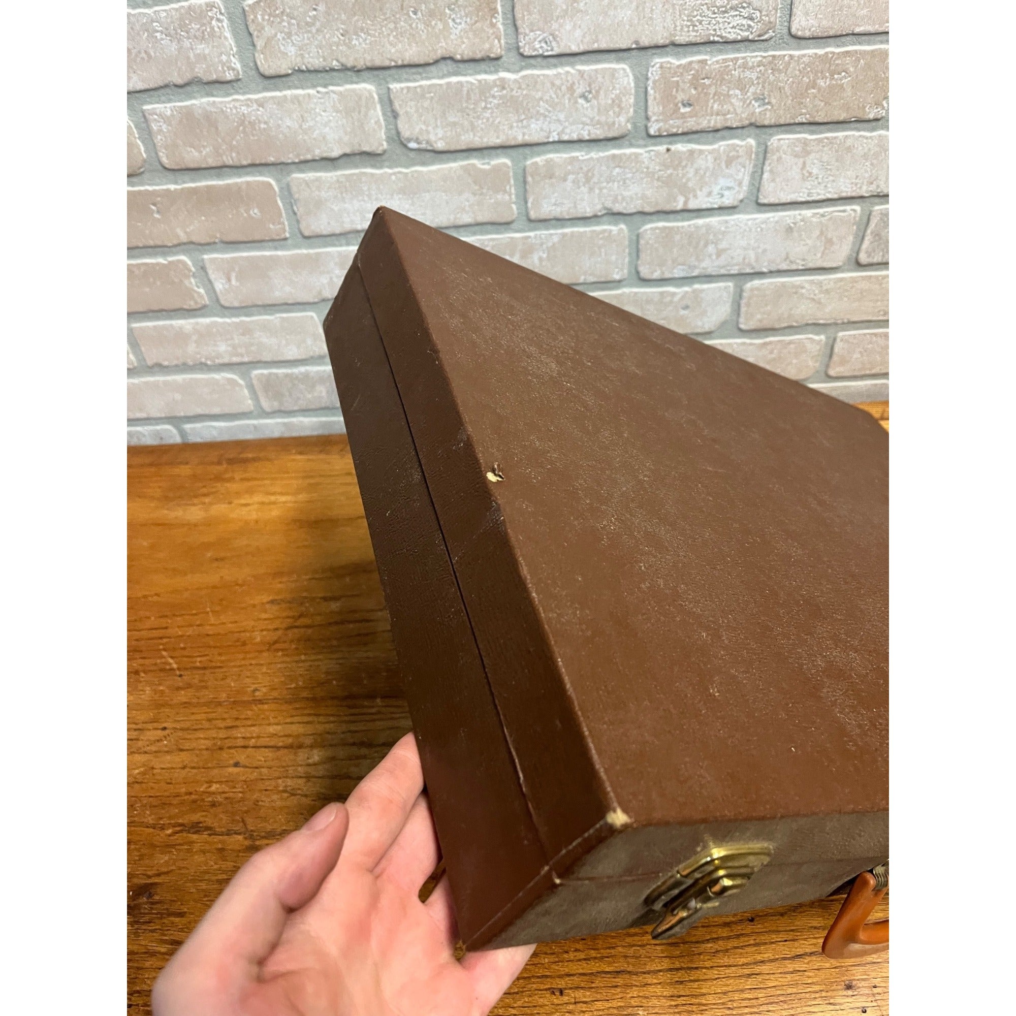 Vintage 1960s Westclox Electric Clock Traveling Salesman Sample Advertising Case