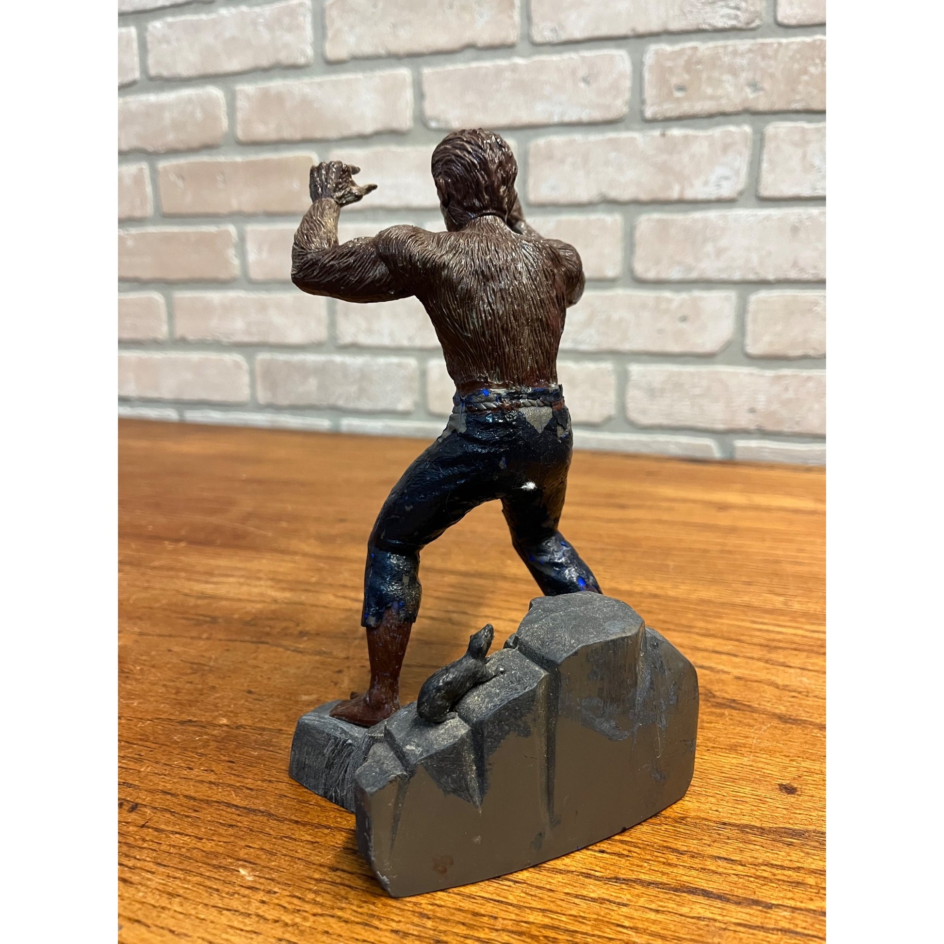 Vintage 1962 The Wolf Man Aurora Model Kit Built - Well Done