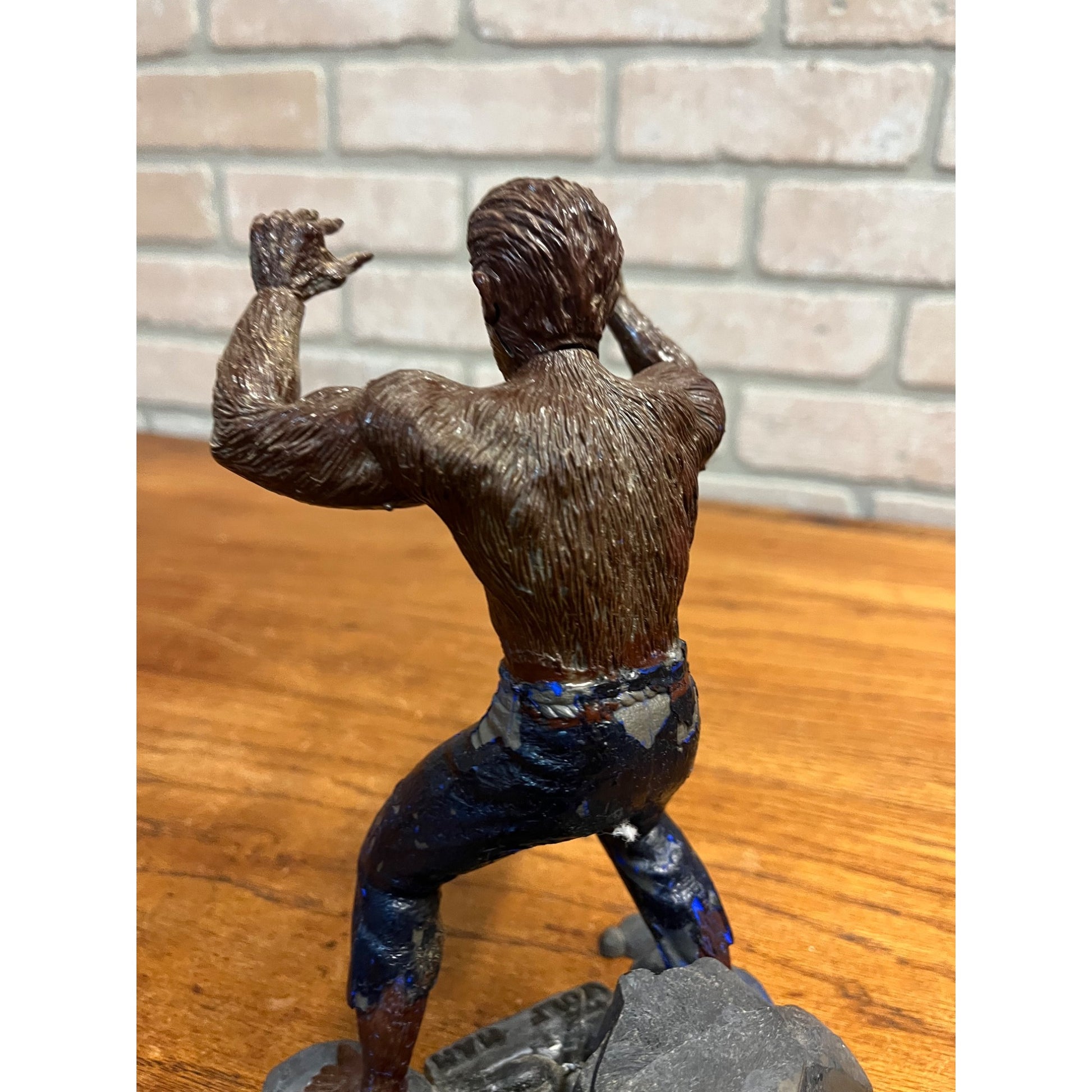 Vintage 1962 The Wolf Man Aurora Model Kit Built - Well Done