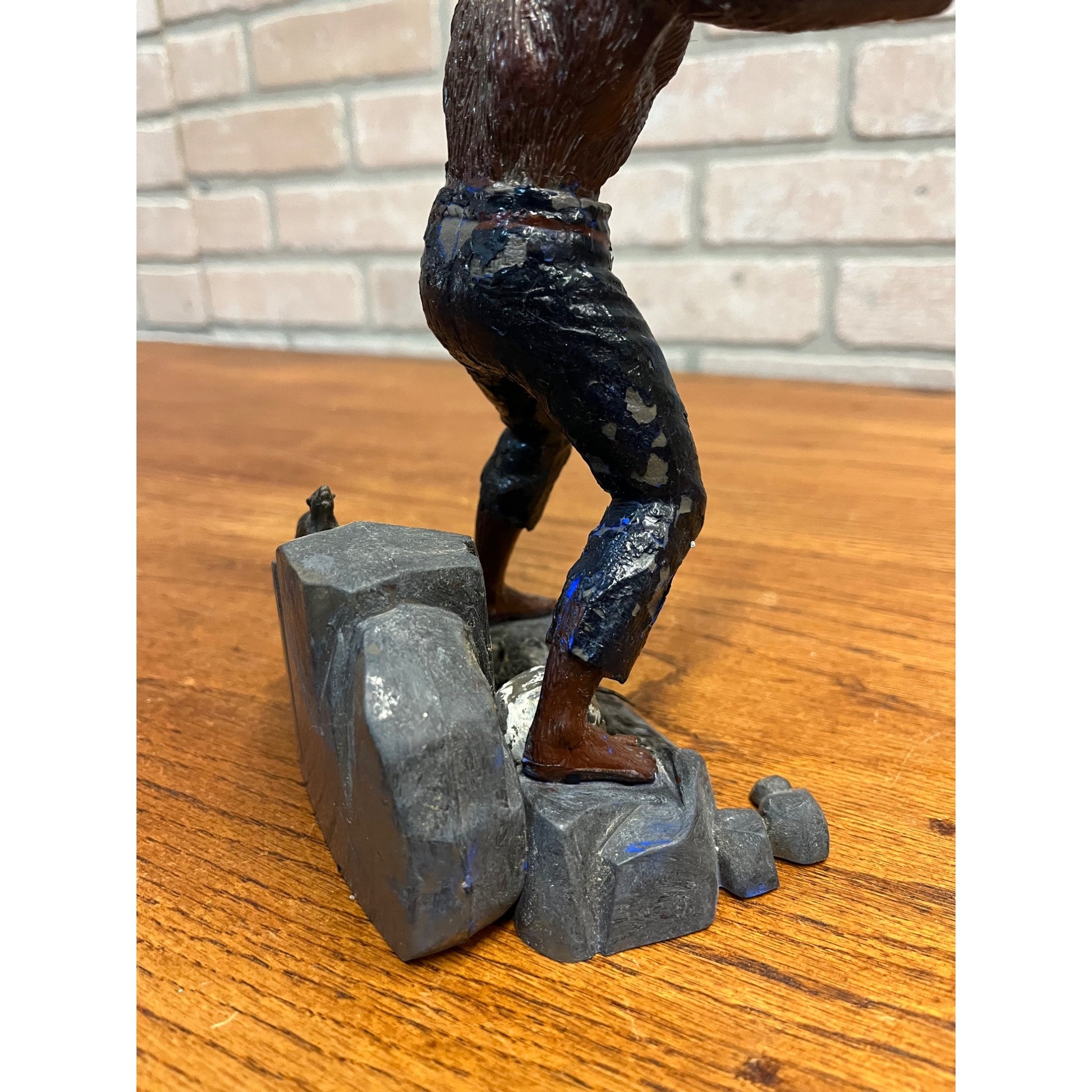 Vintage 1962 The Wolf Man Aurora Model Kit Built - Well Done