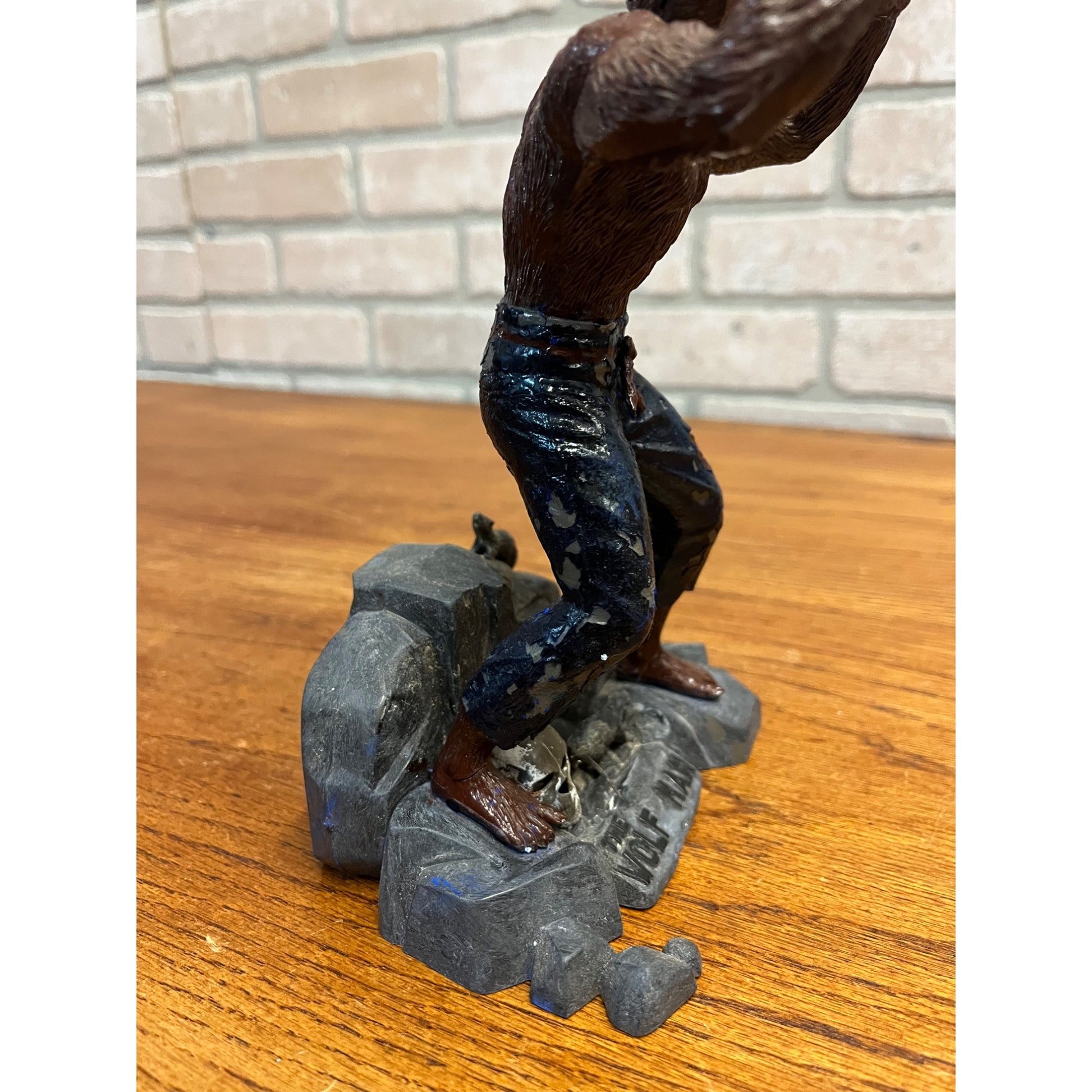 Vintage 1962 The Wolf Man Aurora Model Kit Built - Well Done