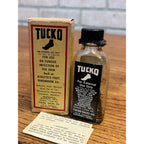 Vintage Tucko Athlete's Foot Medicine Bottle Box Insert Pharmacy Drugstore Display