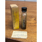 Vintage Tucko Athlete's Foot Medicine Bottle Box Insert Pharmacy Drugstore Display