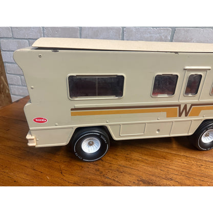 Vintage Tonka Winnebago RV Motor Home Camper 1970’s Double Stripe