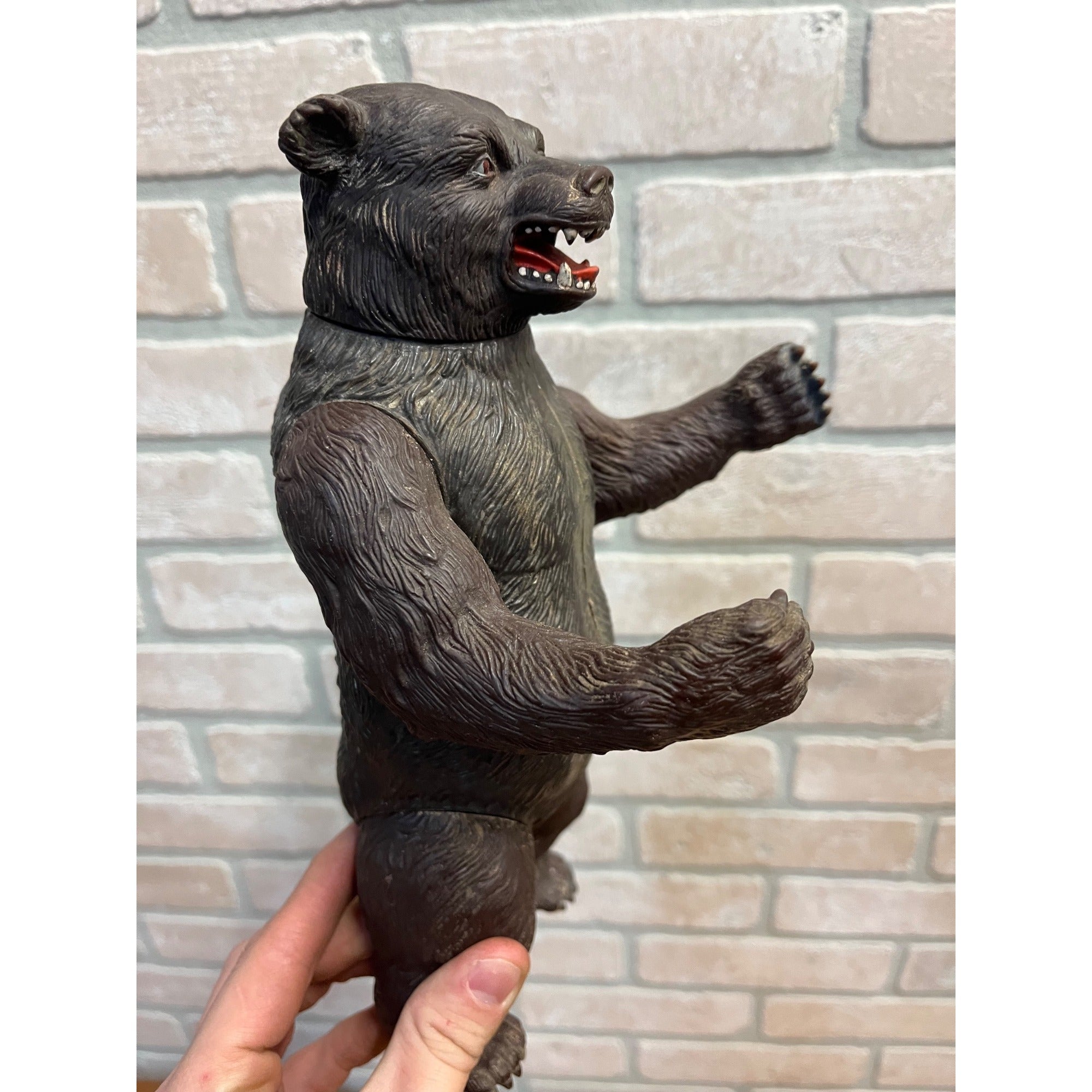 RARE Vintage 1965 Bonanza American Character 10" Action Figure Grizzly Bear Toy