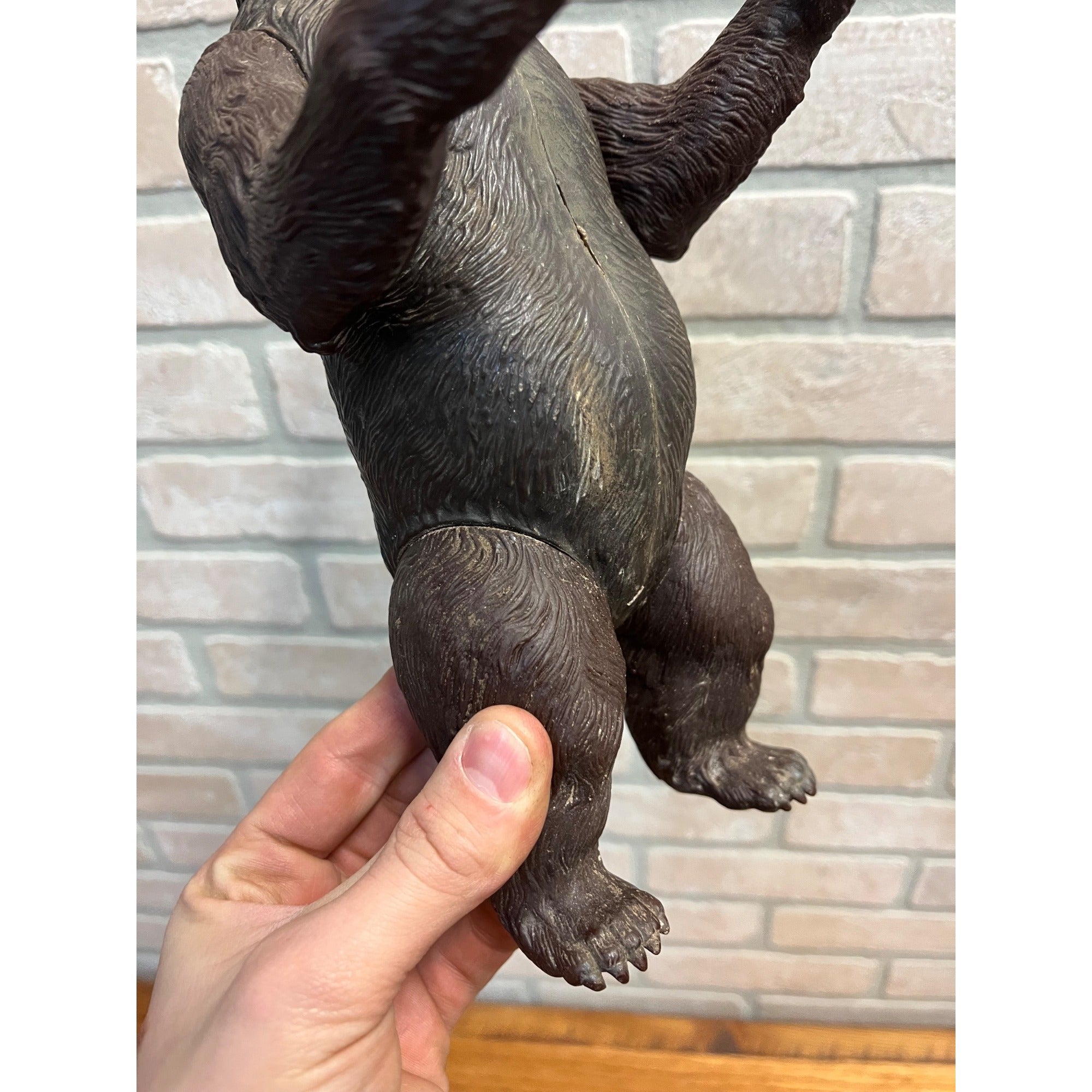 RARE Vintage 1965 Bonanza American Character 10" Action Figure Grizzly Bear Toy