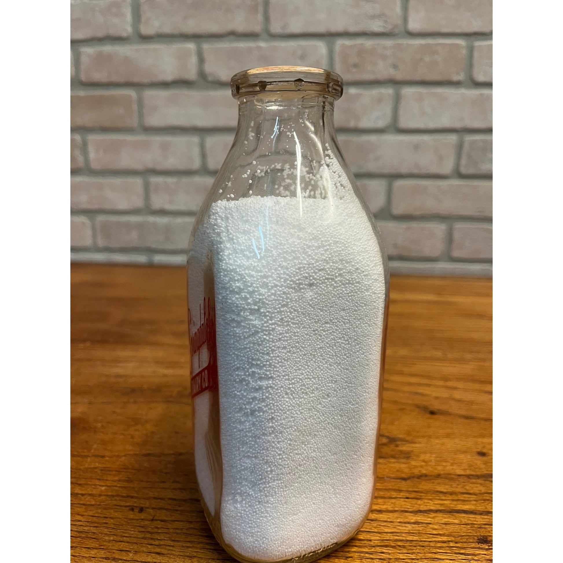 Vintage Quart Milk Bottle Springdale Dairy Co. Winona Minnesota MN Minn.