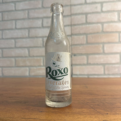 Vintage Roxo 7oz ACL Soda Pop Bottle Waukesha Wis