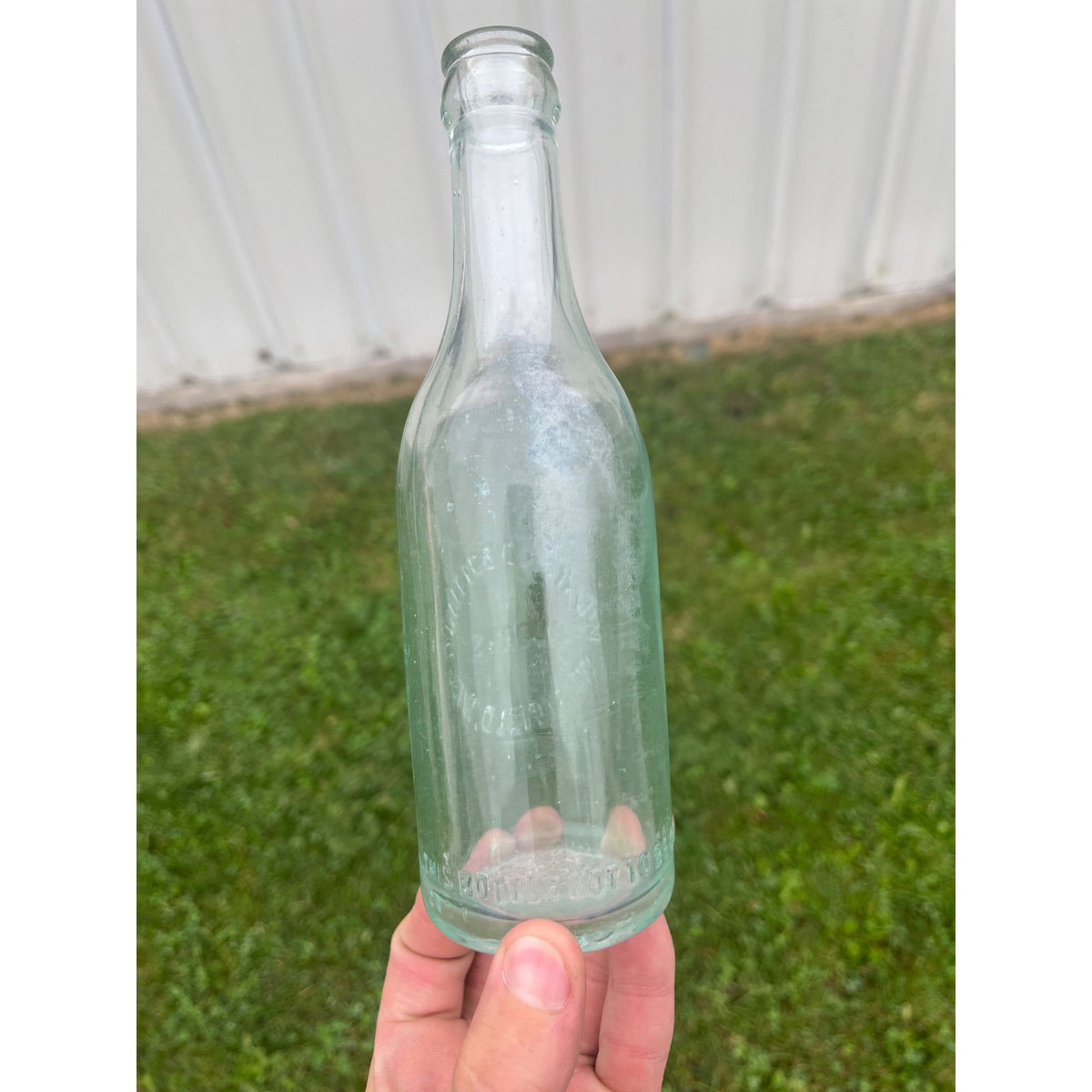 Vintage 1920s Westfield Bottling Works Soda Bottle 8" Westfield Wis WI