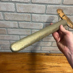 Antique Indonesian Javanese Kris Dagger Serpentine Blade Hand Carved Sheath 19"