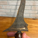 Antique Indonesian Javanese Kris Dagger Serpentine Blade Hand Carved Sheath 19"