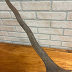 Antique Indonesian Javanese Kris Dagger Serpentine Blade Hand Carved Sheath 19"