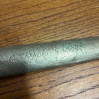 Antique Indonesian Javanese Kris Dagger Serpentine Blade Hand Carved Sheath 19"