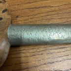 Antique Indonesian Javanese Kris Dagger Serpentine Blade Hand Carved Sheath 19"