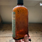 Vintage Eli Lilly Opium Camphorated Paregoric Medicine Bottle EMPTY Amber