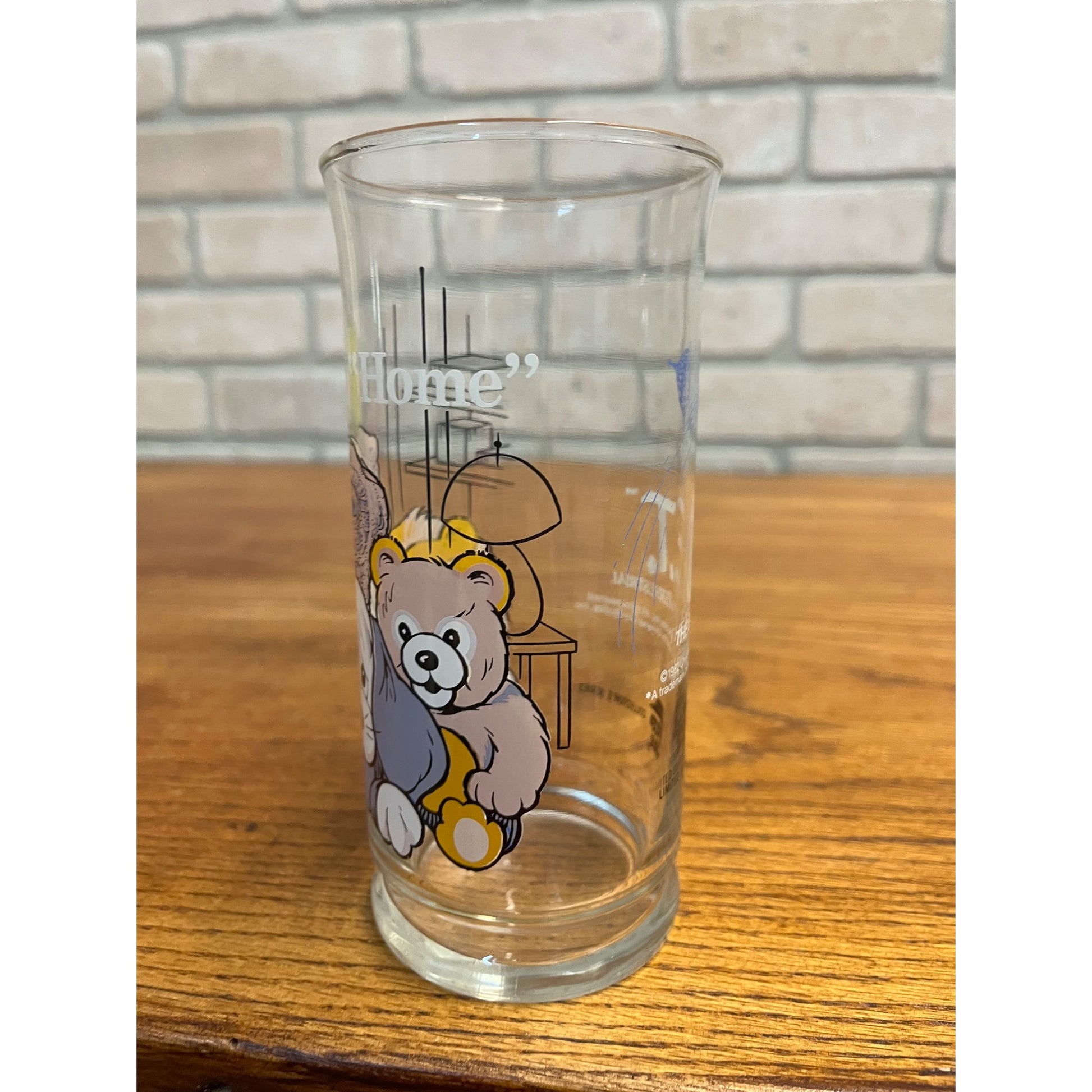 Vintage 1982 E.T. Movie Pizza Hut Series Collector's Glass "Home"