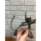 Antique Goodell Antrim Cast Iron Double Prong Cherry Pitter Tabletop Mount Tool
