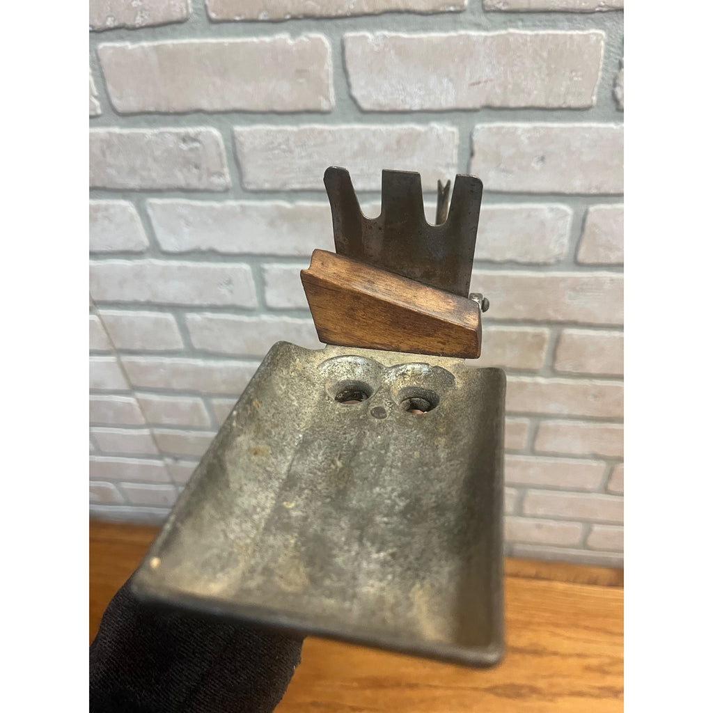 Antique Goodell Antrim Cast Iron Double Prong Cherry Pitter Tabletop Mount Tool