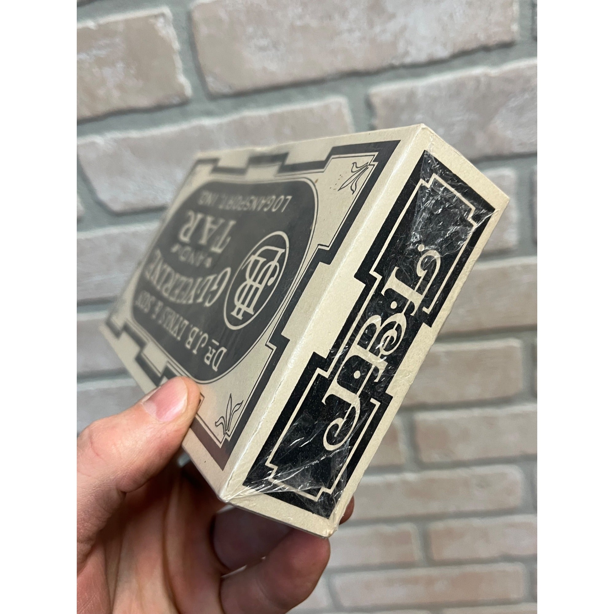 Antique Dr. J.B. Lynas & Son Glycerine and Tar Soap Paper Box Advertising Empty