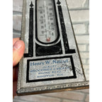 Vintage Neitzel Grocery & Meats Store Advertising Sign Thermometer Ashippun Wis