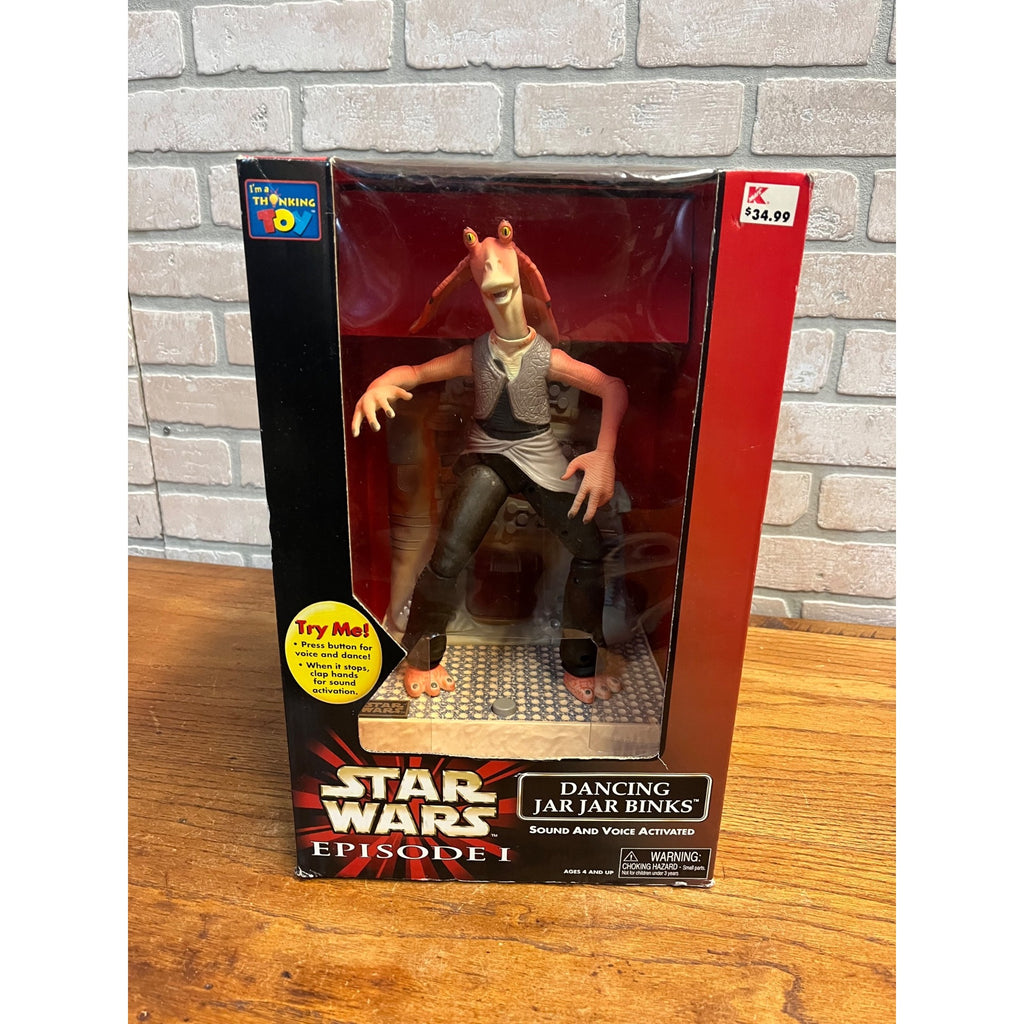 Star Wars 1999 Episode 1 Dancing Jar Jar Binks Thinkway Sound n Voice Activated