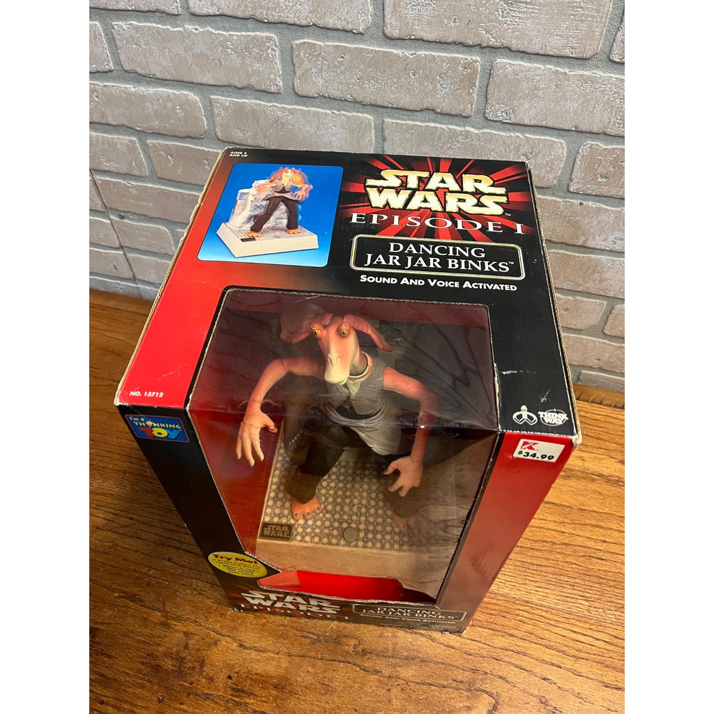 Star Wars 1999 Episode 1 Dancing Jar Jar Binks Thinkway Sound n Voice Activated