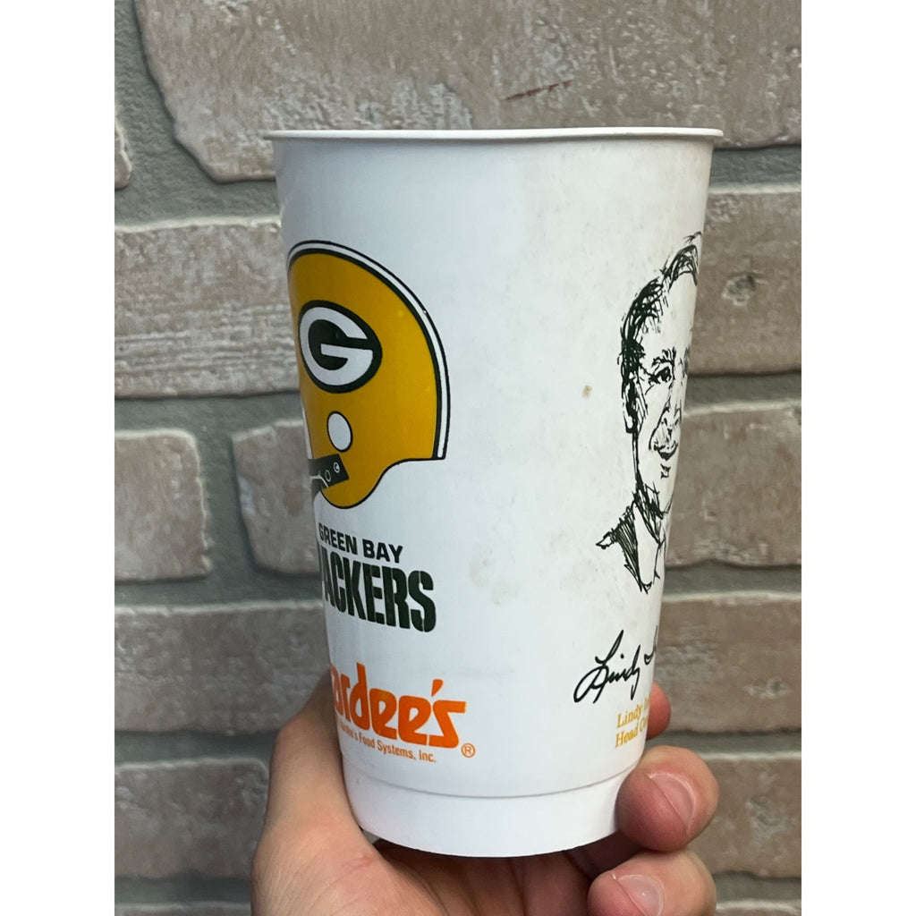 Vintage 1988 Hardee's Green Bay Packers Collectors Plastic Cup The Blitz