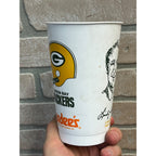 Vintage 1988 Hardee's Green Bay Packers Collectors Plastic Cup The Blitz