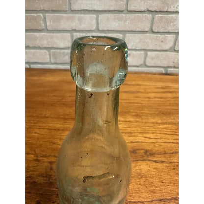 Blob Top Beer Bottle The W H Cawley Co Dover NJ New Jersey Aqua 1890s Nice Old