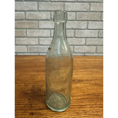 Blob Top Beer Bottle The W H Cawley Co Dover NJ New Jersey Aqua 1890s Nice Old