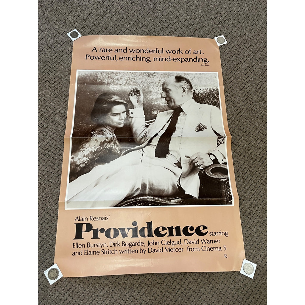 Vintage 1977 Providence One-Sheet Alain Resnais Original Movie Poster 27x41