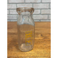 Vintage Badger Dairy Half-Pint Milk Bottle Fond du Lac, WI