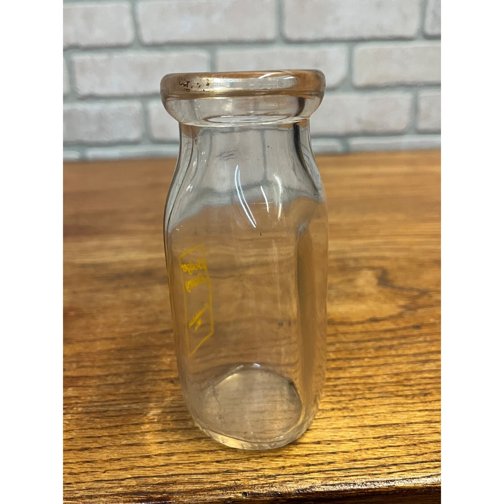 Vintage Badger Dairy Half-Pint Milk Bottle Fond du Lac, WI