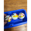 Vintage 1980s Knockoff Madballs Vending Machine Weido Lot (3) Hollow Plastic