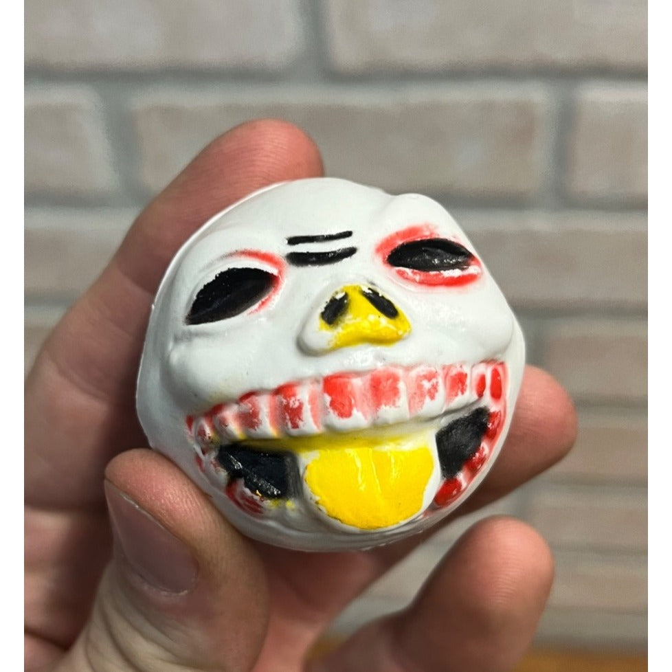 Vintage 1980s Knockoff Madballs Vending Machine Weido Lot (3) Hollow Plastic