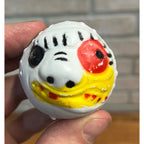 Vintage 1980s Knockoff Madballs Vending Machine Weido Lot (3) Hollow Plastic