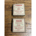 Vintage Parke Davis Co. Pharmaceutical Stramonium & Foxglove Boxes Lot 2 POSION