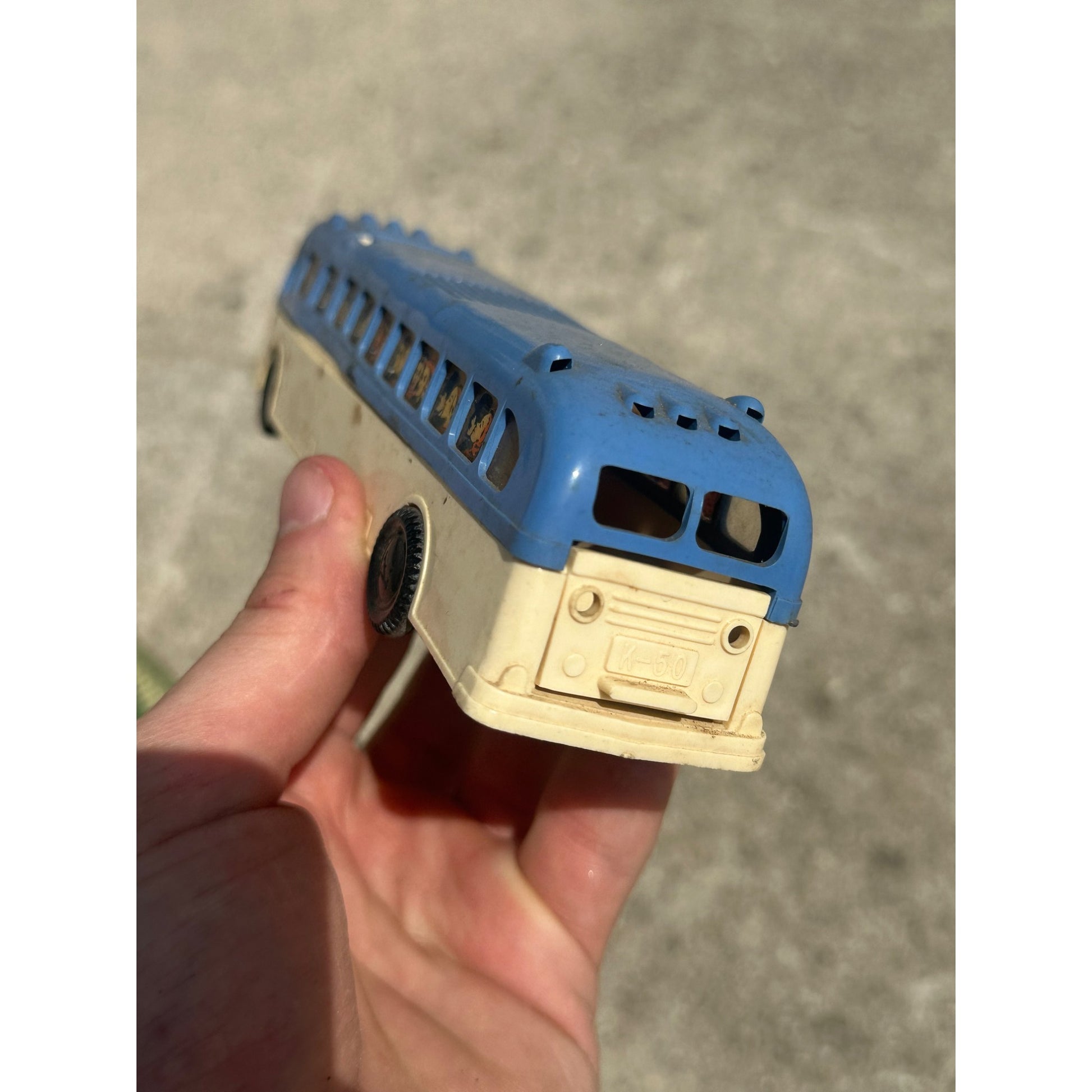 Vintage 1950s Keystone Bus Terminal Toy Playset w/ Greyhound Buses